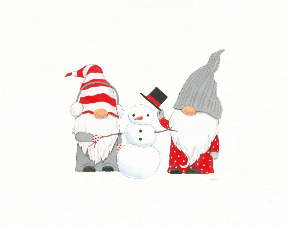 Winter Gnomes II art print by Jenaya Jackson for $57.95 CAD