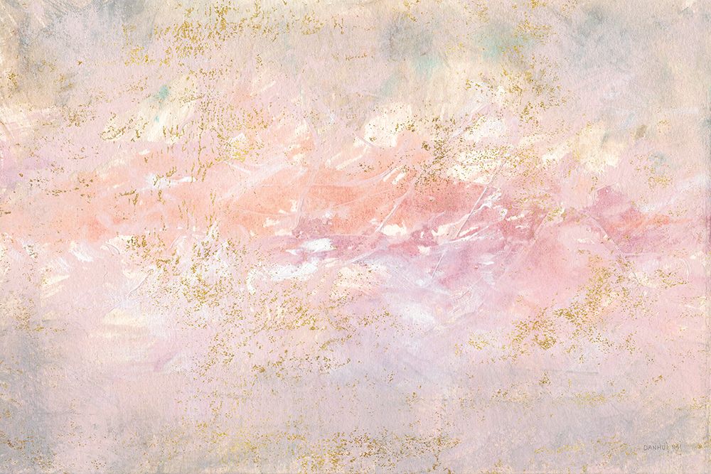 Through Fog Blush and Gold art print by Danhui Nai for $57.95 CAD