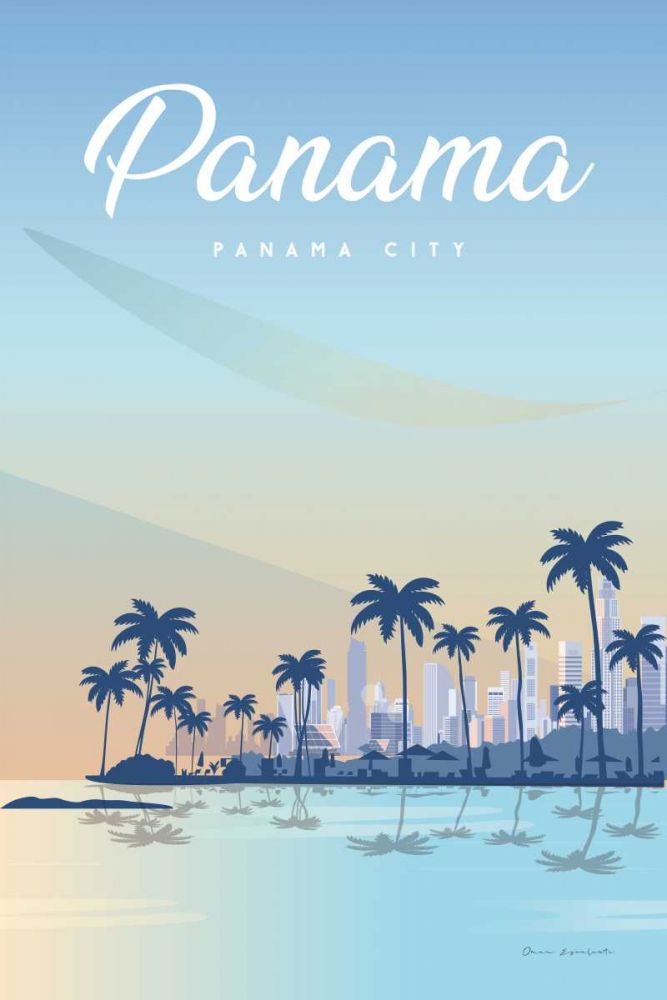 Panama art print by Omar Escalante for $57.95 CAD