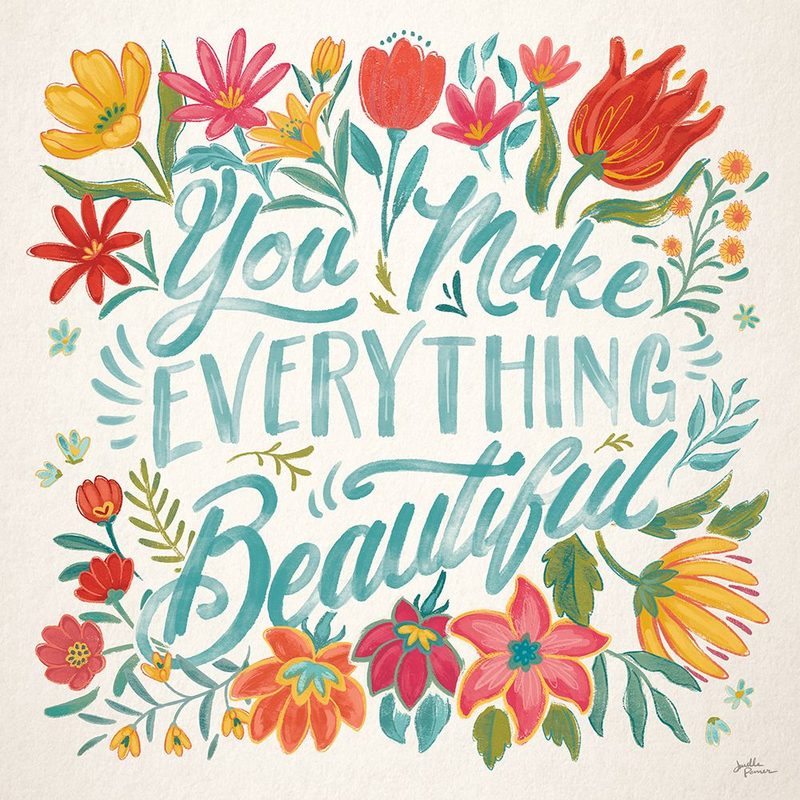 Happy Thoughts V Bright art print by Janelle Penner for $57.95 CAD
