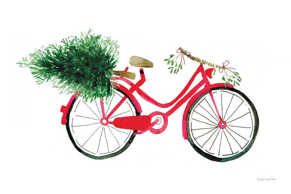 Christmas Delivery I art print by Mercedes Lopez Charro for $57.95 CAD