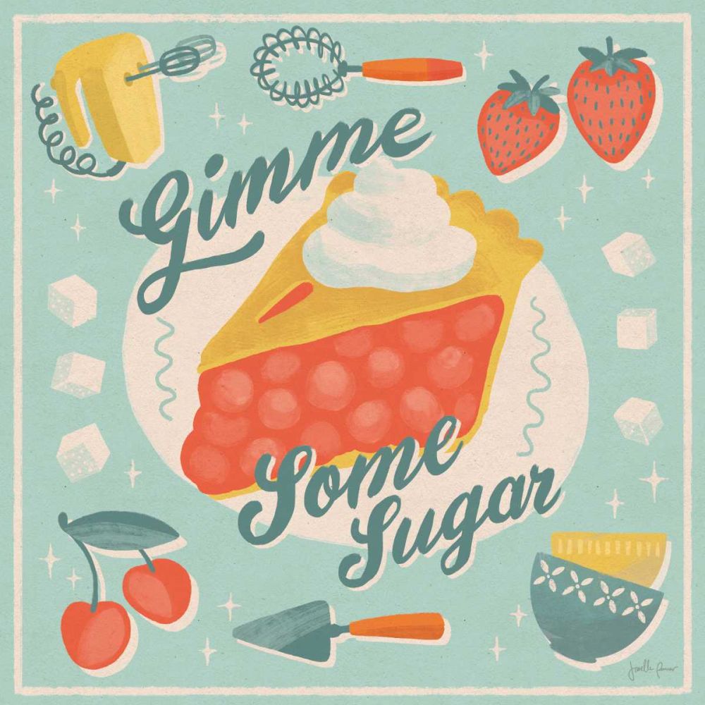 Fresh Baked V art print by Janelle Penner for $57.95 CAD