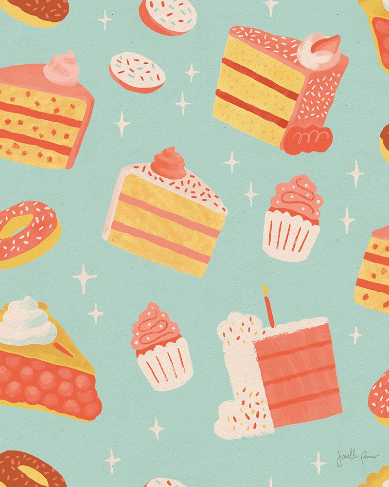 Fresh Baked Pattern VA art print by Janelle Penner for $57.95 CAD