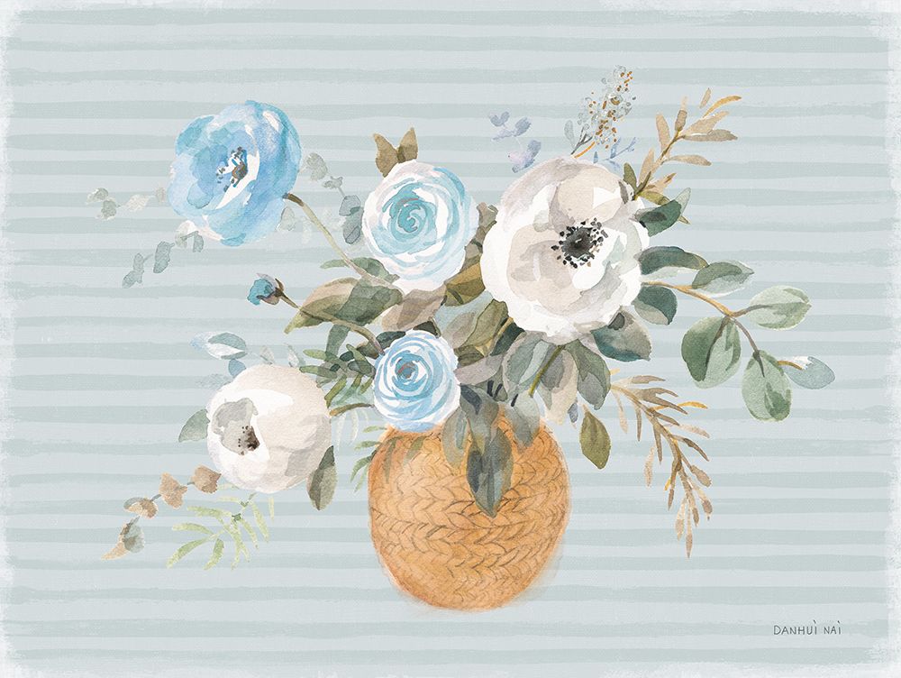 Blooms of Spring I Coastal art print by Danhui Nai for $57.95 CAD