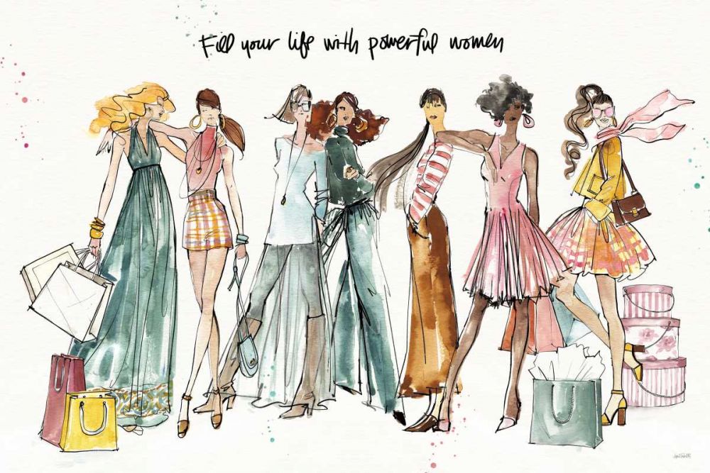 Girlfriends I art print by Anne Tavoletti for $57.95 CAD