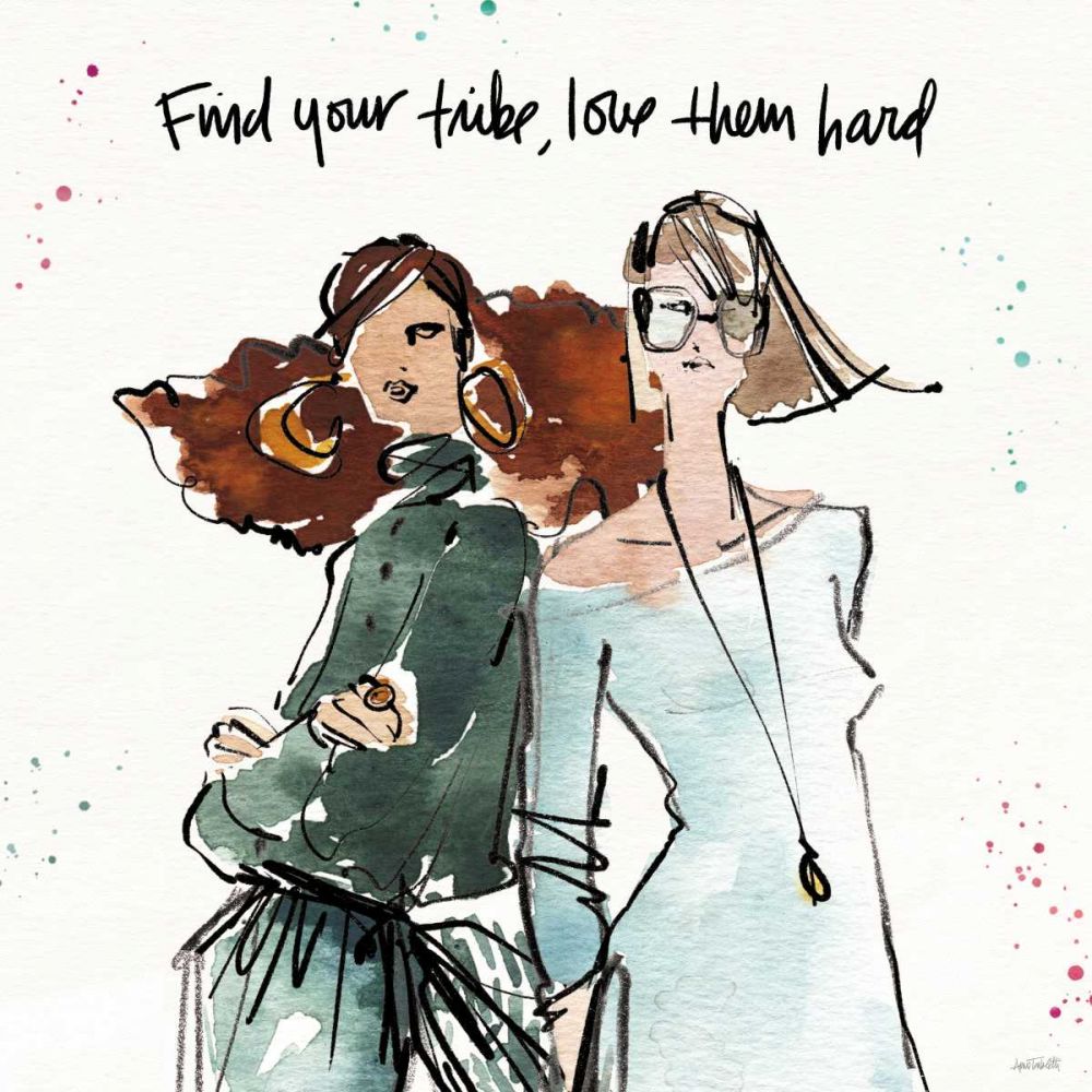 Girlfriends III art print by Anne Tavoletti for $57.95 CAD