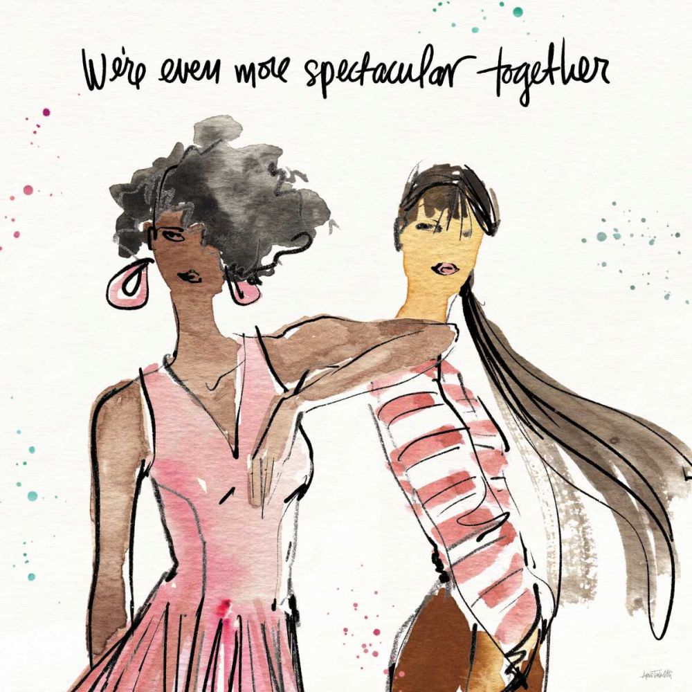 Girlfriends IV art print by Anne Tavoletti for $57.95 CAD