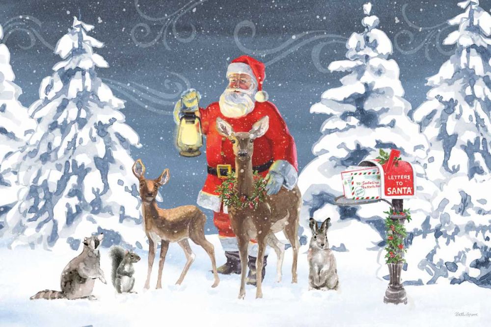 Santas List I art print by Beth Grove for $57.95 CAD