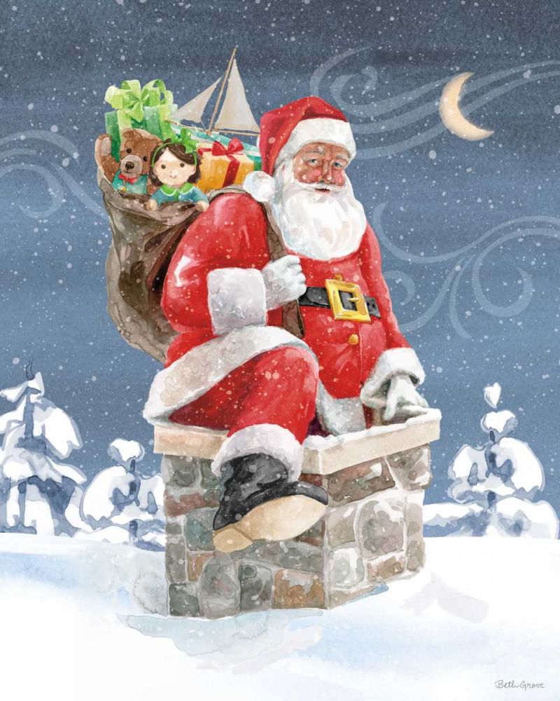 Santas List II art print by Beth Grove for $57.95 CAD