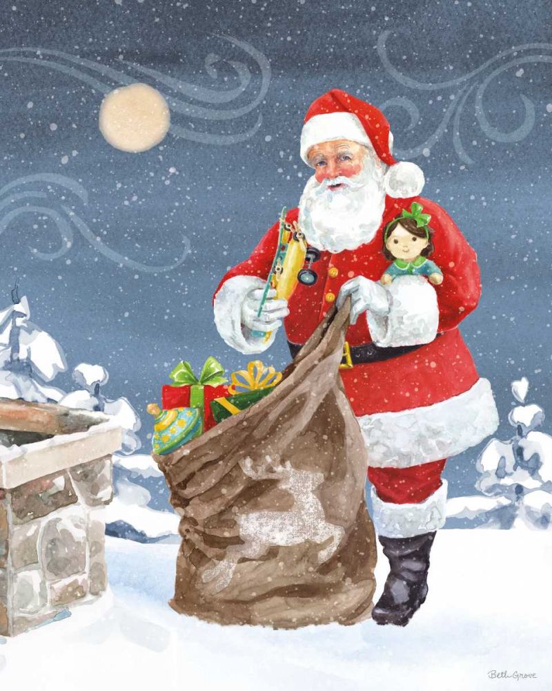 Santas List V art print by Beth Grove for $57.95 CAD