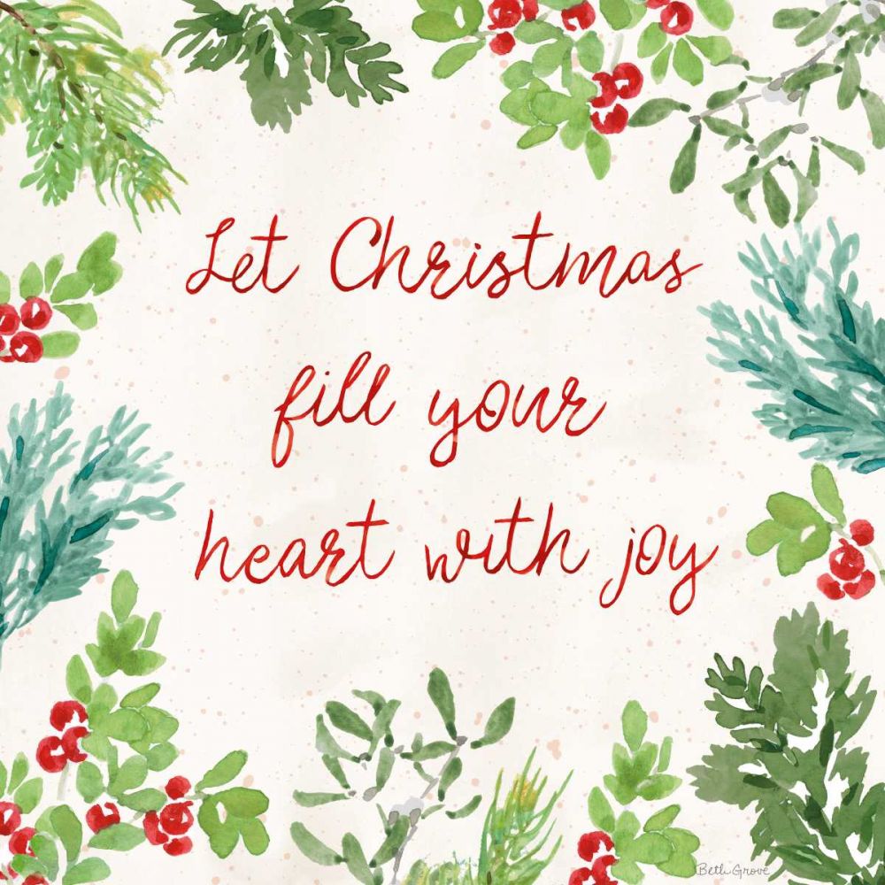 Santas List VI art print by Beth Grove for $57.95 CAD