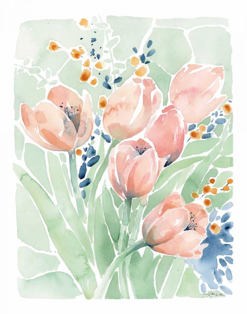 Tulip Spray art print by Katrina Pete for $57.95 CAD