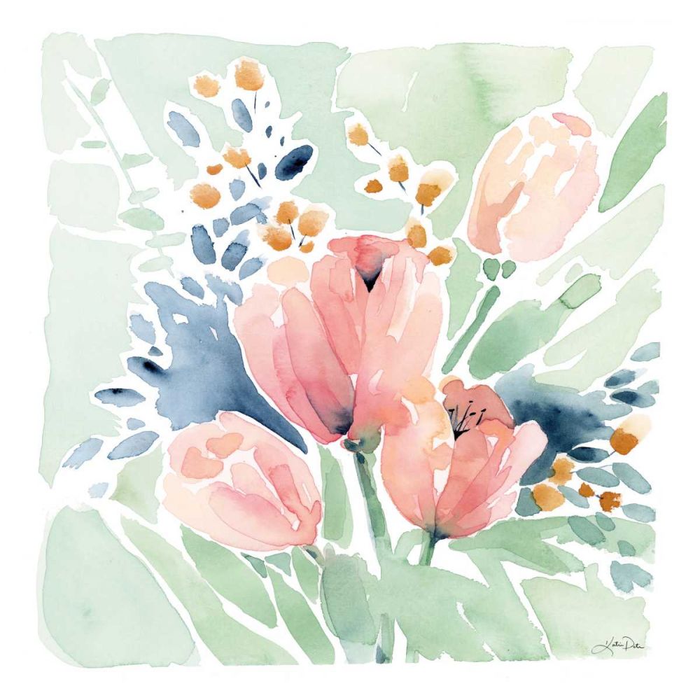 Tulip Bower art print by Katrina Pete for $57.95 CAD
