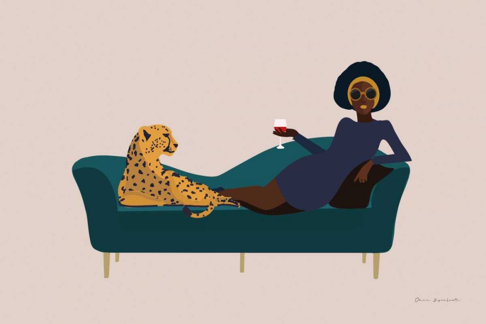 Wild Lounge I art print by Omar Escalante for $57.95 CAD