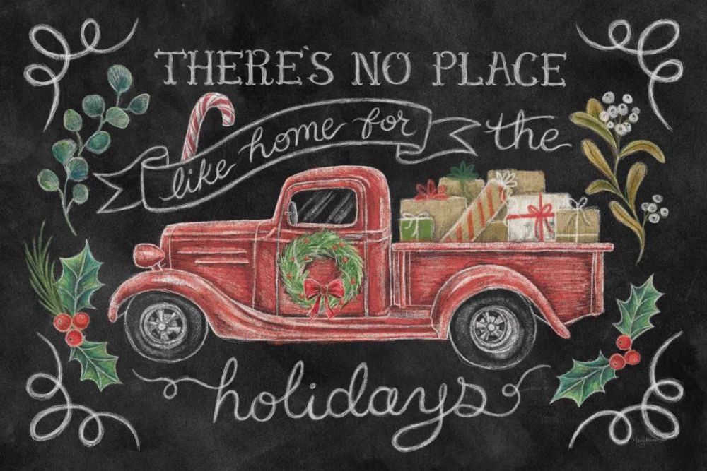 Christmas Chalk VI art print by Mary Urban for $57.95 CAD