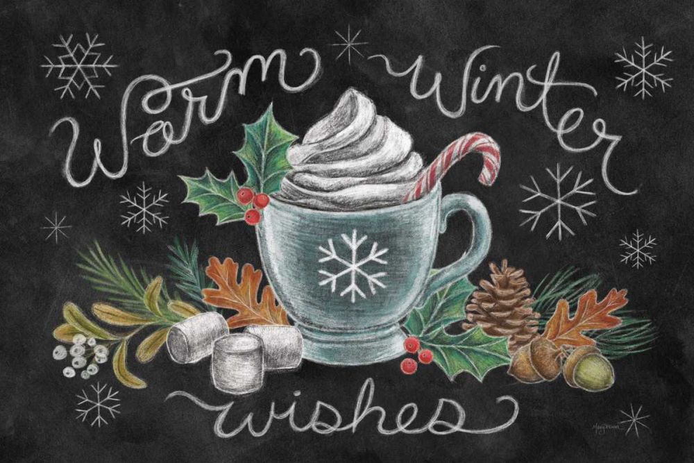 Christmas Chalk VIII art print by Mary Urban for $57.95 CAD