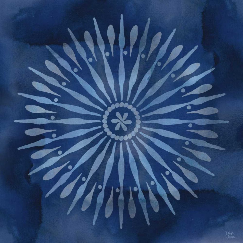 Indigo Splash III art print by Dina June for $57.95 CAD