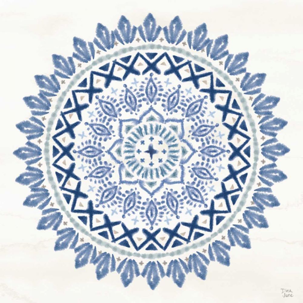 Indigo Splash IV art print by Dina June for $57.95 CAD