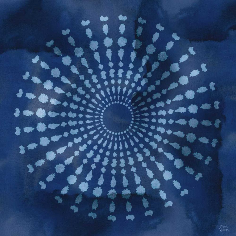 Indigo Splash V art print by Dina June for $57.95 CAD