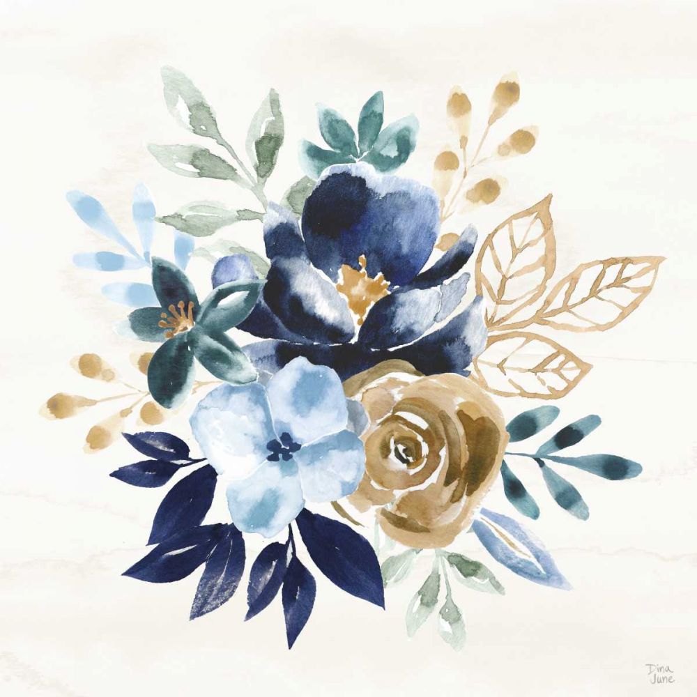 Indigo Splash X art print by Dina June for $57.95 CAD