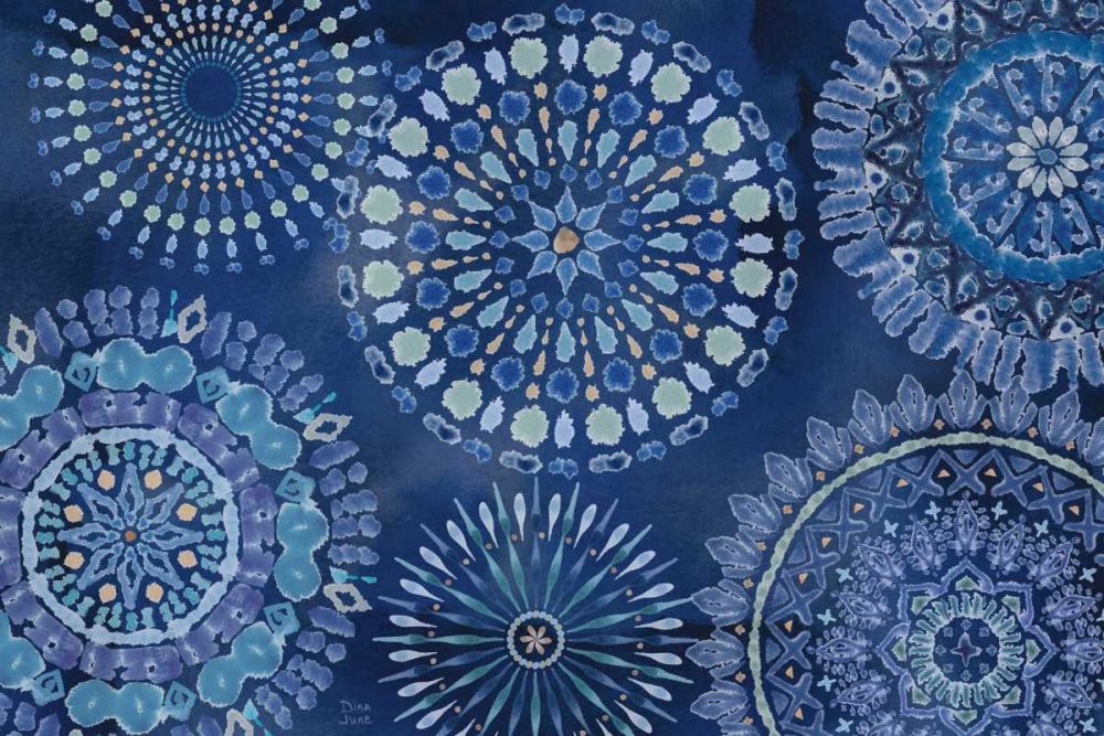Indigo Splash XI art print by Dina June for $57.95 CAD