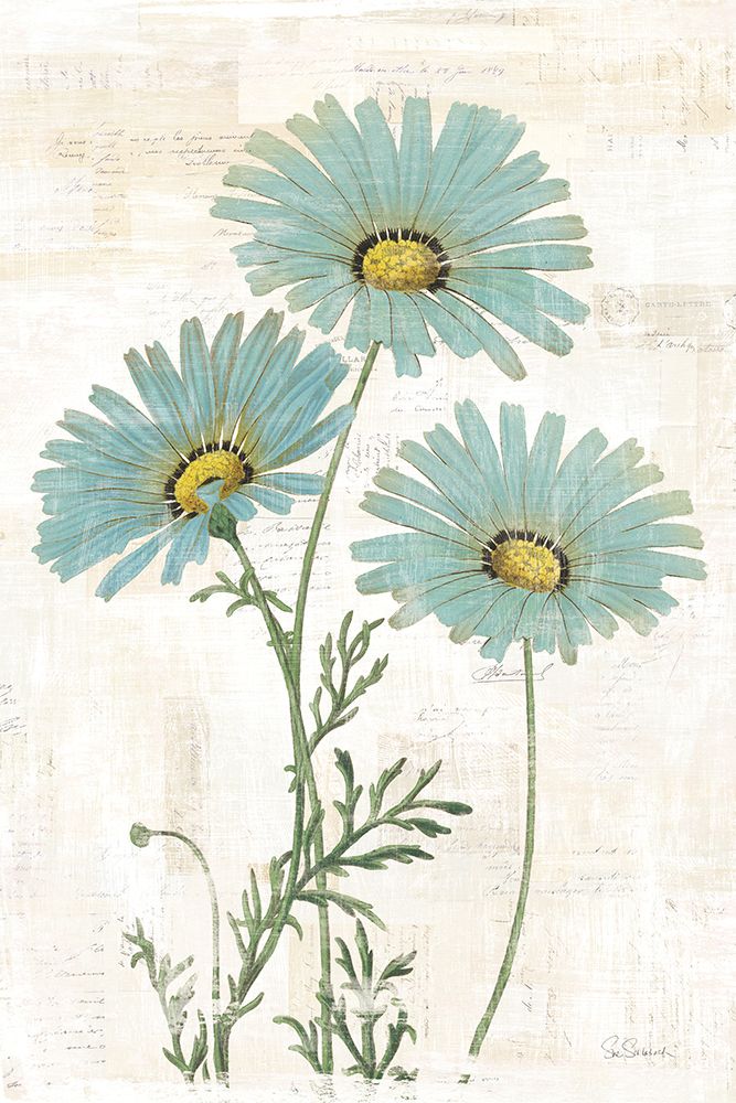Bloemen Boek IV v2 art print by Sue Schlabach for $57.95 CAD