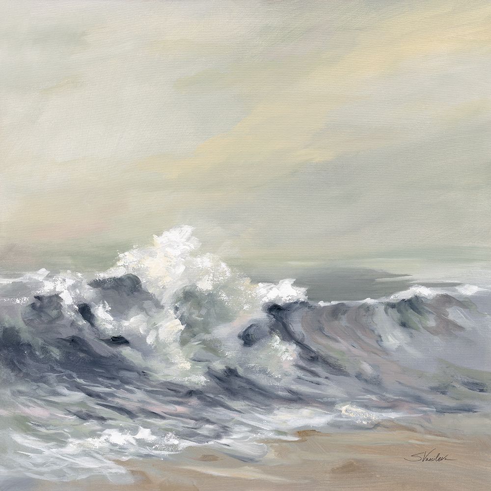 Splashing Wave art print by Silvia Vassileva for $57.95 CAD