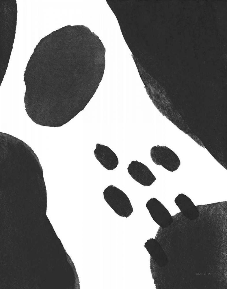 Abstract Tidepool II Black art print by Danhui Nai for $57.95 CAD