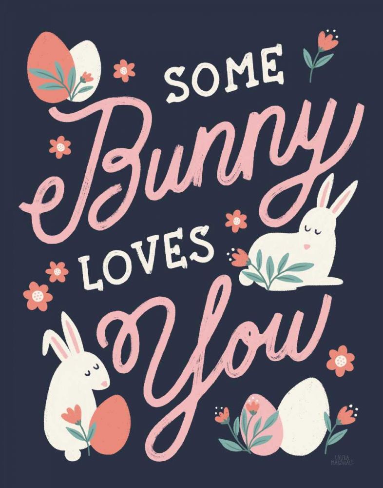 Bunny Kisses III art print by Laura Marshall for $57.95 CAD