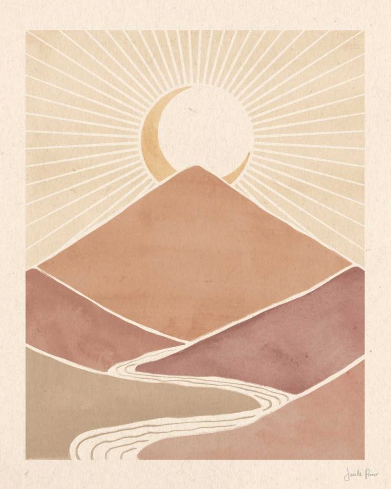Mid Century Landscape II art print by Janelle Penner for $57.95 CAD