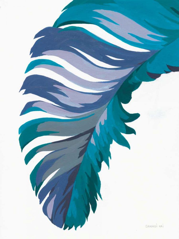Retro Big Leaf I Cool art print by Danhui Nai for $57.95 CAD