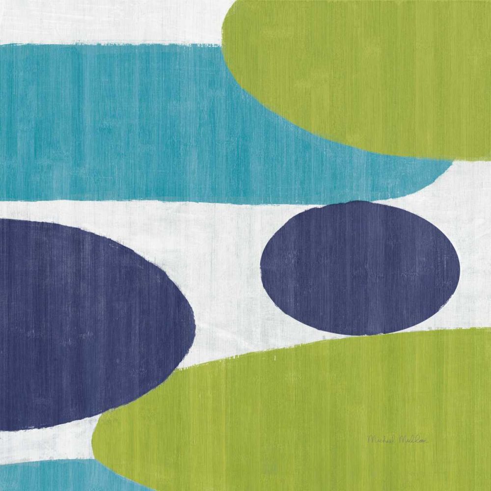 Costa Del Sol I Blue Green art print by Michael Mullan for $57.95 CAD