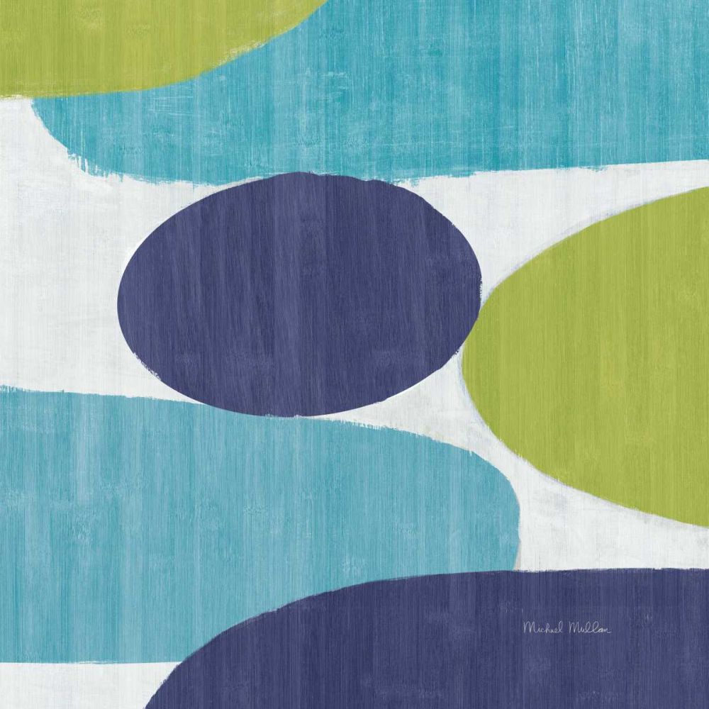 Costa Del Sol II Blue Green art print by Michael Mullan for $57.95 CAD