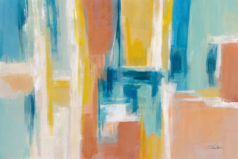 90s Color Blocks art print by Silvia Vassileva for $57.95 CAD