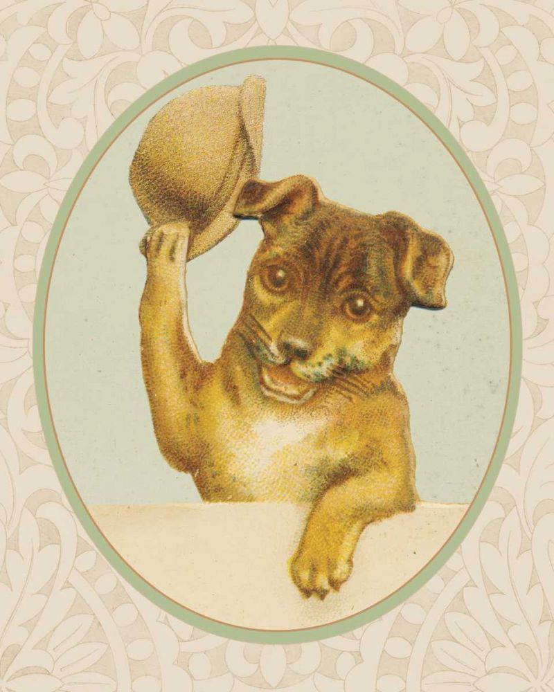 Dog with Hat II art print by Wild Apple Portfolio for $57.95 CAD