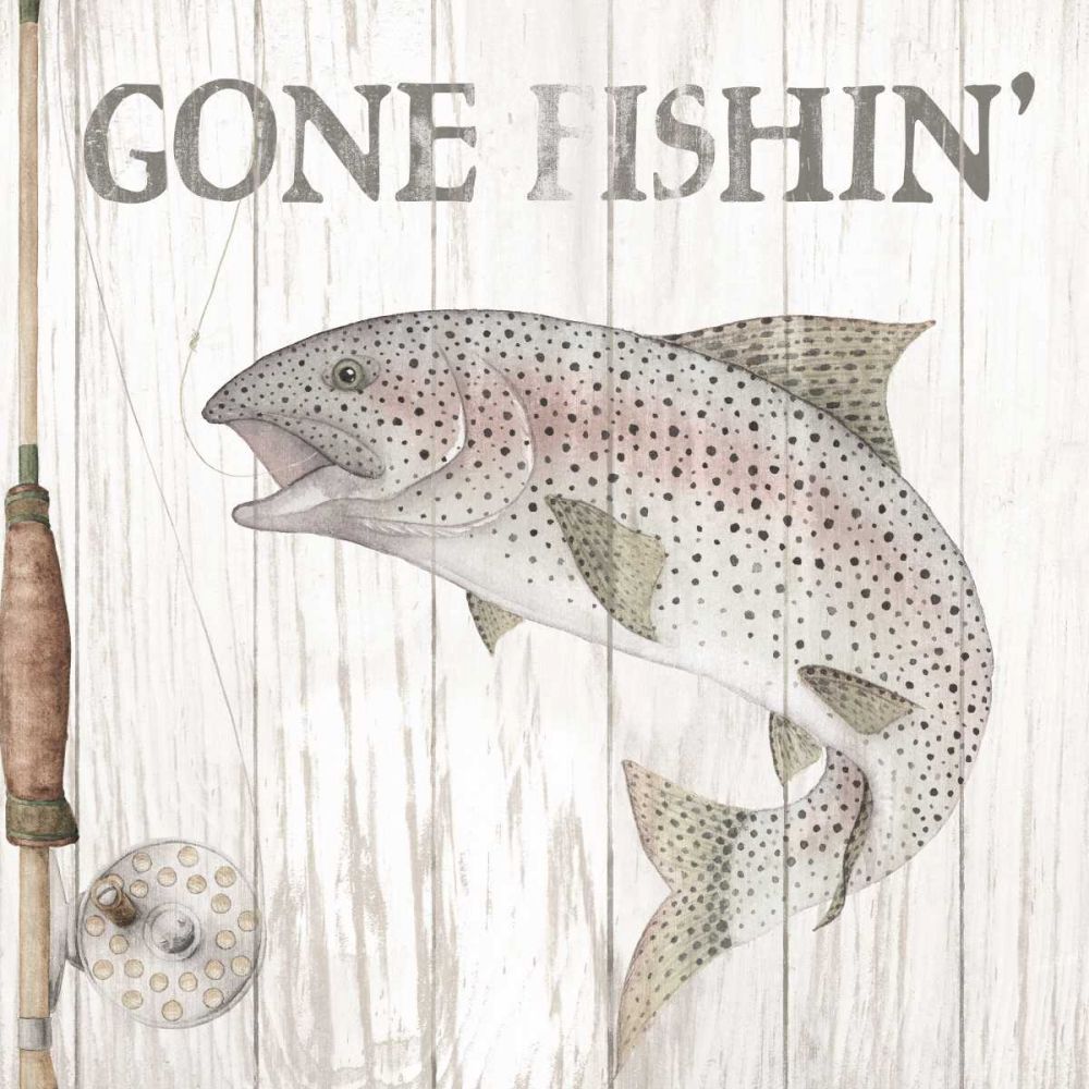 Lake Fishing I art print by Wild Apple Portfolio for $57.95 CAD