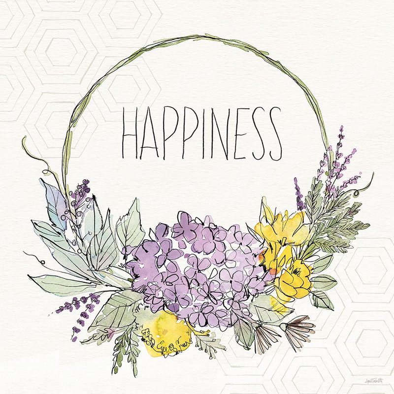 Honeybee Blossoms IX art print by Anne Tavoletti for $57.95 CAD