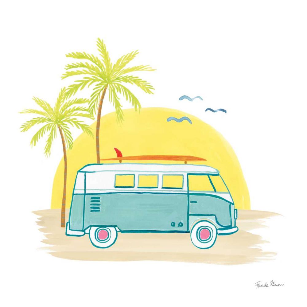 Beach Cruiser I art print by Farida Zaman for $57.95 CAD