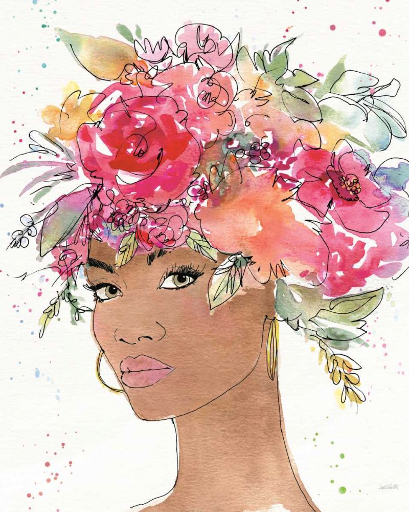 Floral Figures XI art print by Anne Tavoletti for $57.95 CAD