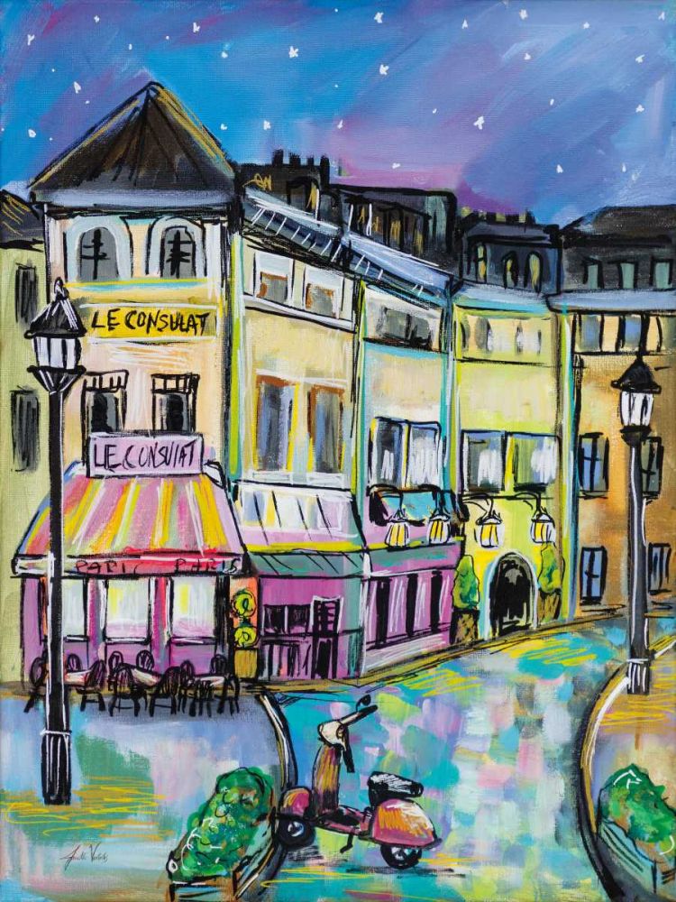 Paris Evening I art print by Jeanette Vertentes for $57.95 CAD