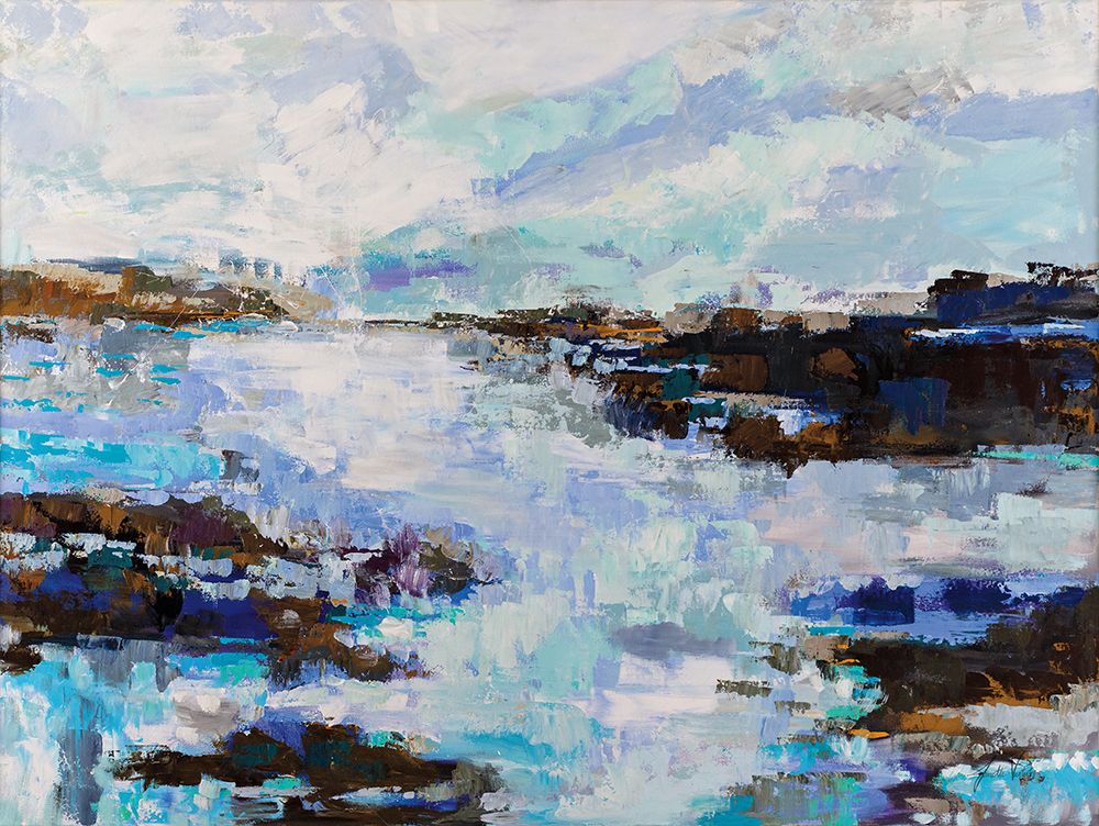 Abstract Marsh art print by Jeanette Vertentes for $57.95 CAD