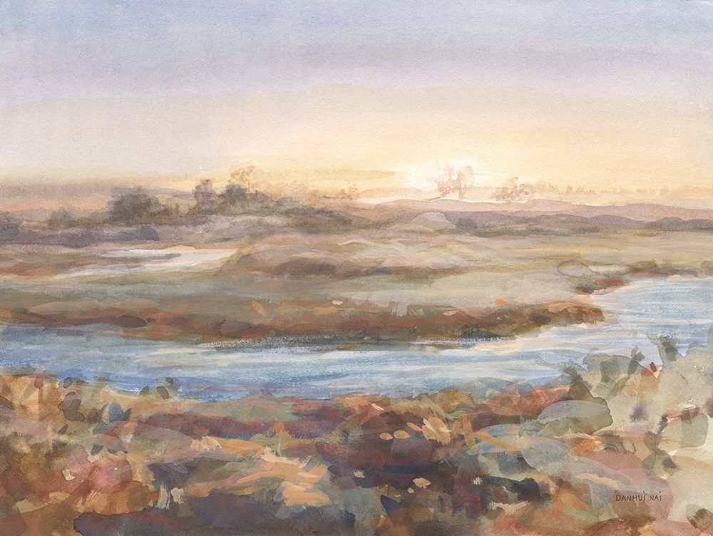 River at Dawn art print by Danhui Nai for $57.95 CAD