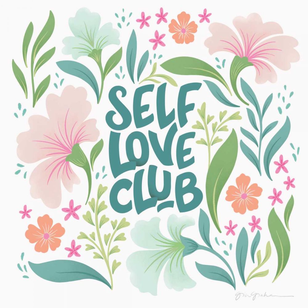 Self Love Club II art print by Gia Graham for $57.95 CAD
