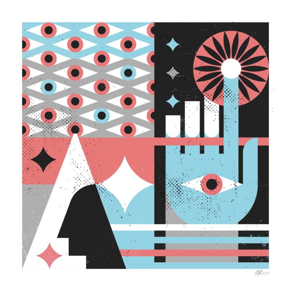 Abstract Hand art print by Robert John Paterson for $57.95 CAD