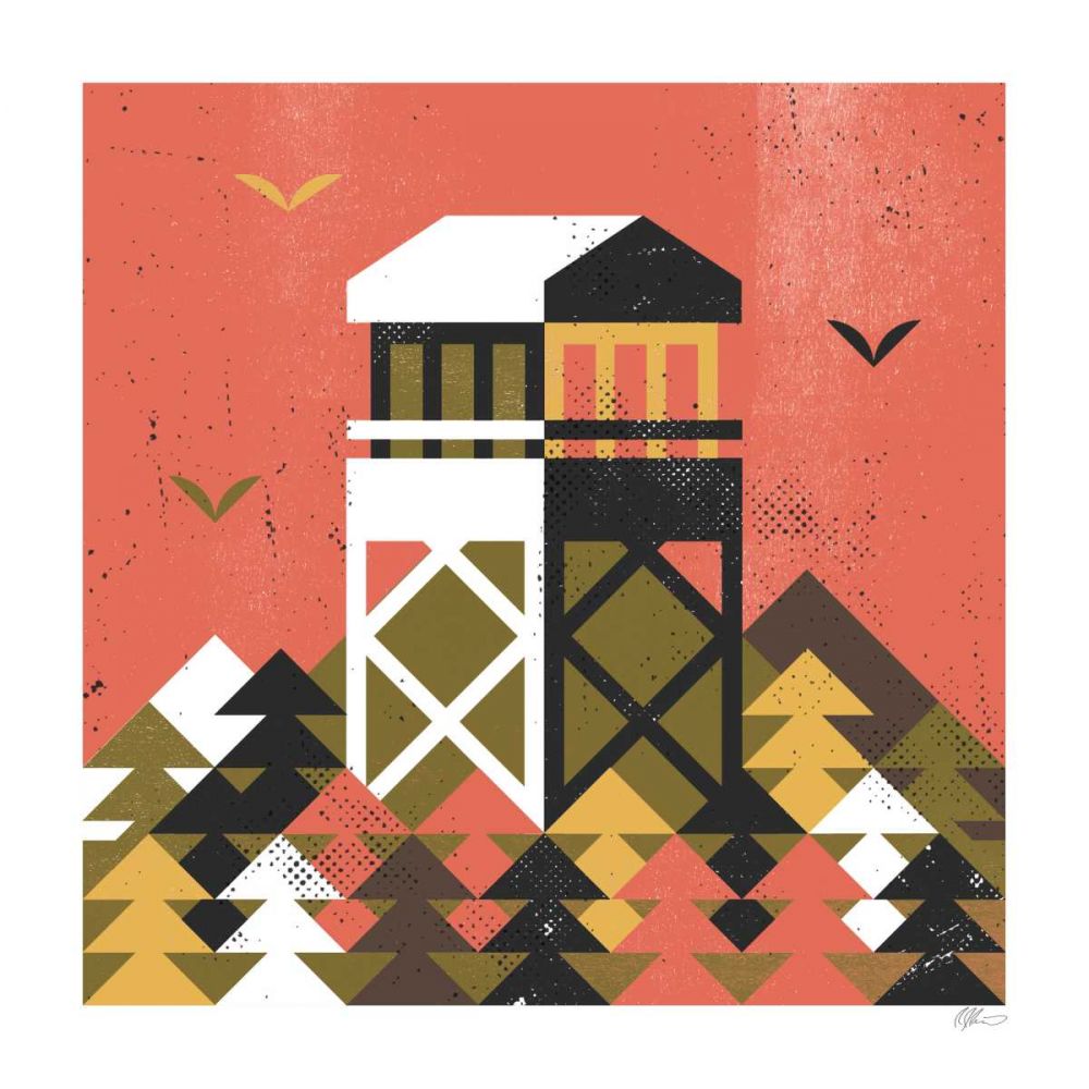 Firewatch art print by Robert John Paterson for $57.95 CAD