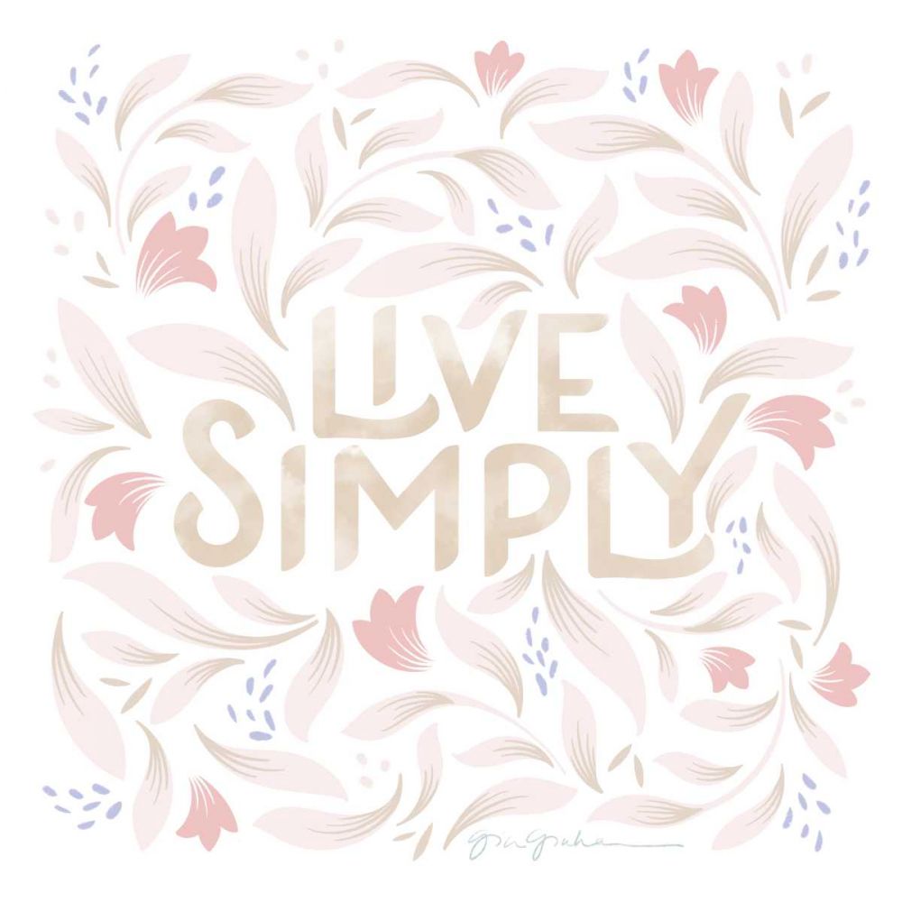 Calm Words I Blush art print by Gia Graham for $57.95 CAD