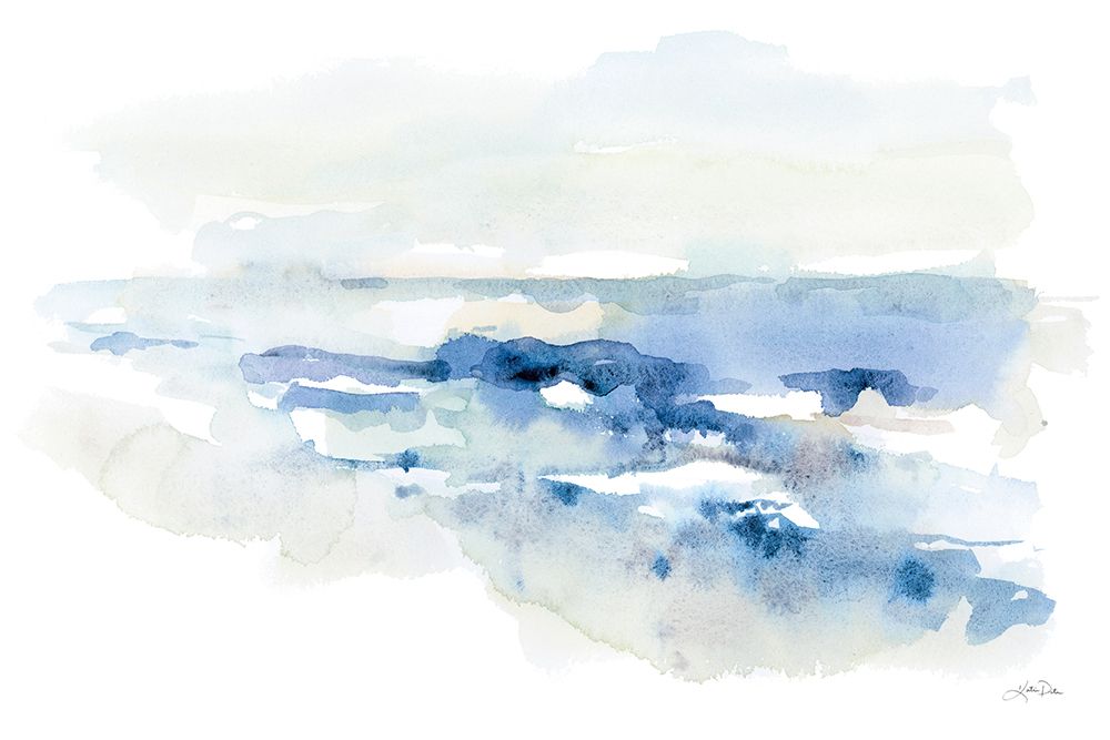 Shoreline Blues II art print by Katrina Pete for $57.95 CAD