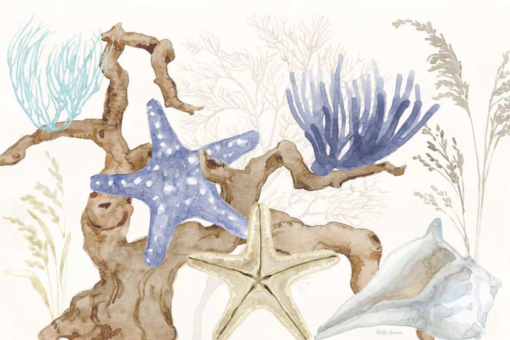 Soft Shores I art print by Beth Grove for $57.95 CAD