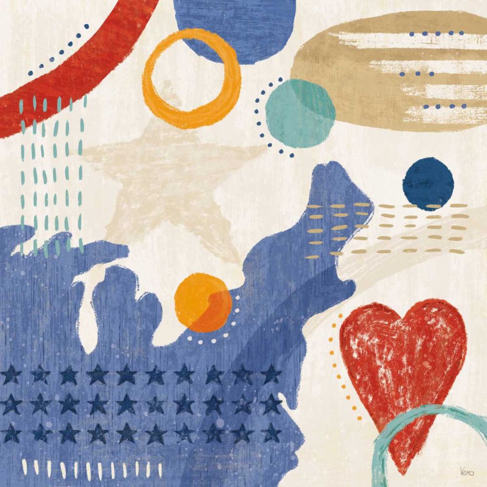 Love and Liberty III art print by Veronique Charron for $57.95 CAD