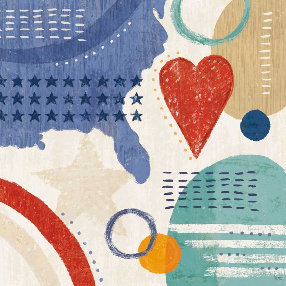 Love and Liberty V art print by Veronique Charron for $57.95 CAD
